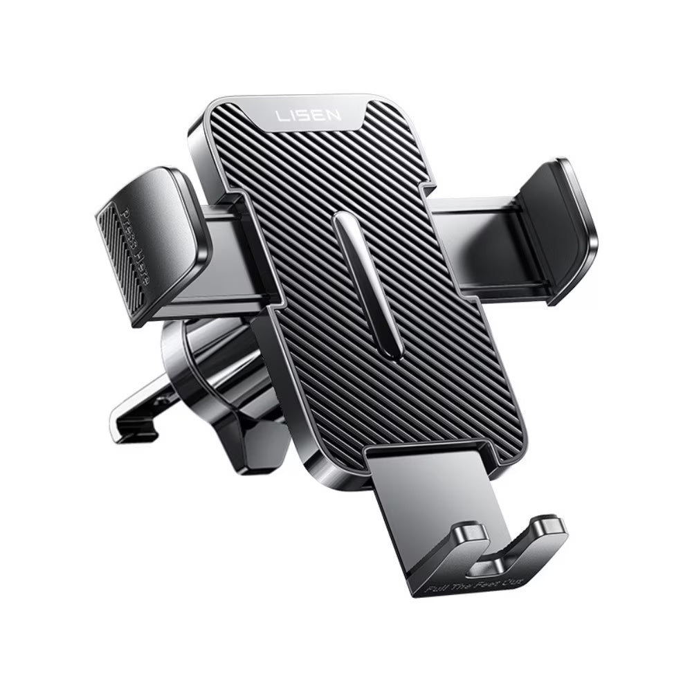 Suport Lisen 2E781 (YL0424040008), for Dashboard, Air Vent, Windshield, Universal, Adjustable, Telescopic Arm, Negru