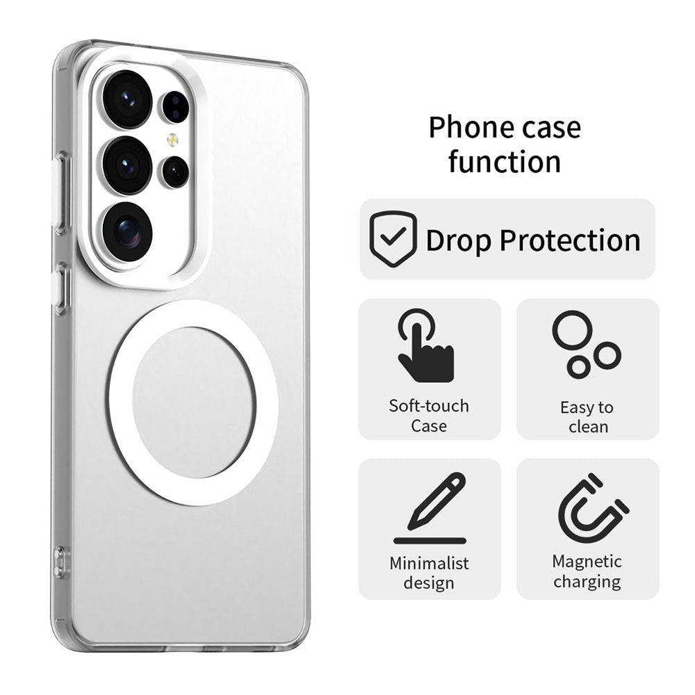Husa de protectie Techsuit CandyCase MagSafe compatibil cu Samsung Galaxy S26 Ultra, Alb