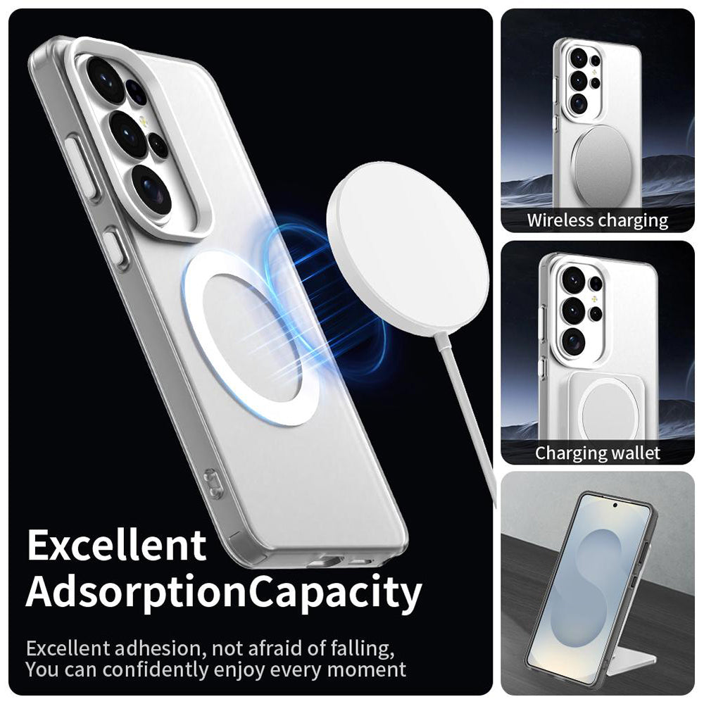 Husa de protectie Techsuit CandyCase MagSafe compatibil cu Samsung Galaxy S26 Ultra, Alb
