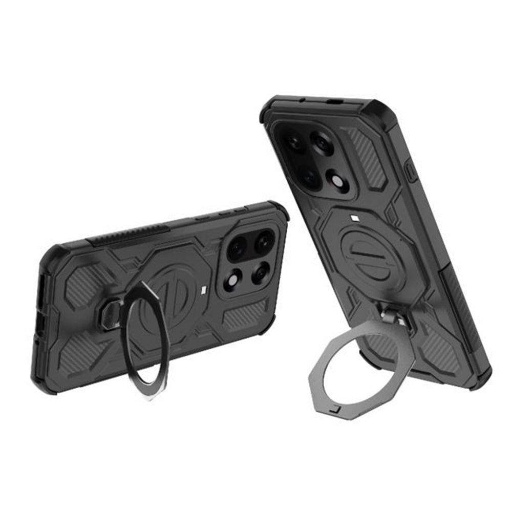 Husa de protectie Techsuit Carbon Shield PRO compatibil cu OnePlus 15, Albastru Transparent