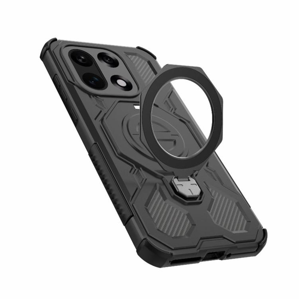 Husa de protectie Techsuit Carbon Shield PRO compatibil cu OnePlus 15, Mov Transparent