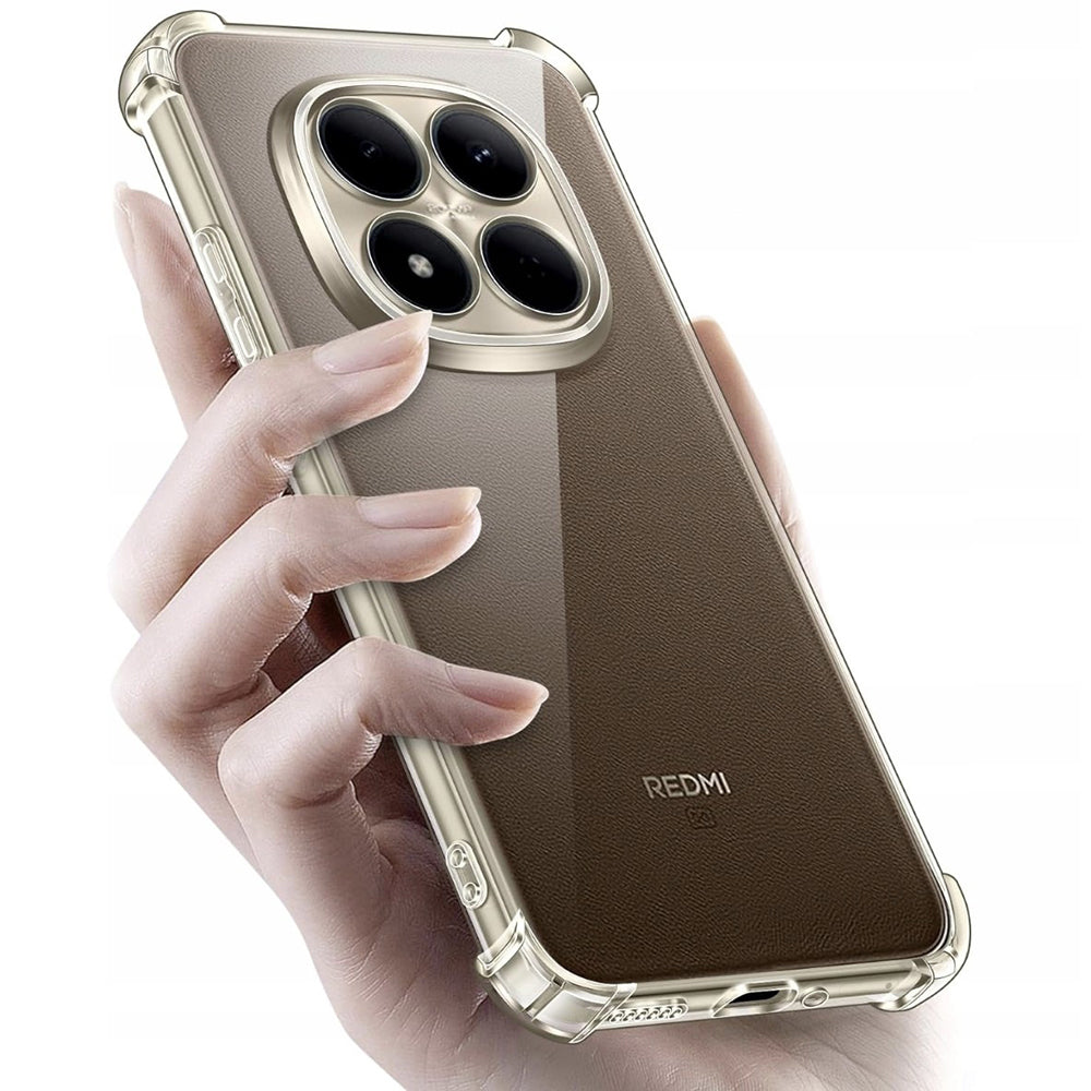 Husa de protectie Techsuit Shockproof Clear Silicone compatibil cu Xiaomi Redmi Note 15 Pro+ 5G / Poco M8 Pro 5G, Transparent