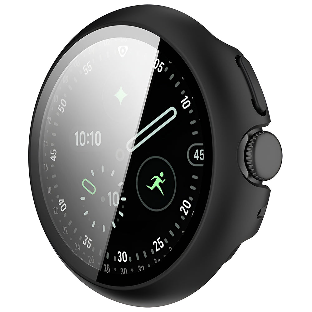 Folie de protectie smartwatch Techsuit Defense360 Pro + Screen Protector compatibil cu Google Pixel Watch 4 45mm, Negru