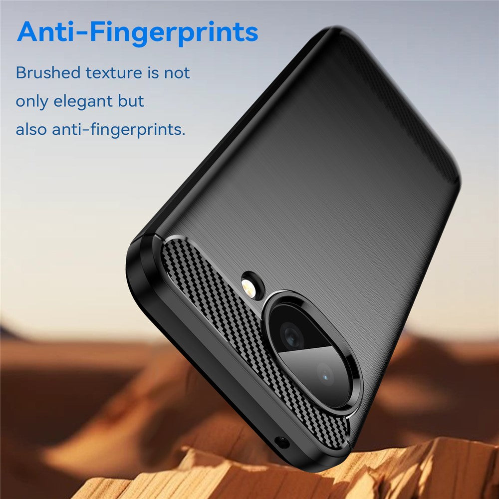 Husa de protectie Techsuit Carbon Silicone compatibil cu Google Pixel 10a, Negru