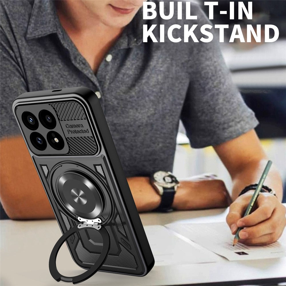 Husa de protectie Techsuit RuggedCam compatibil cu Xiaomi Poco F8 Pro, Albastru