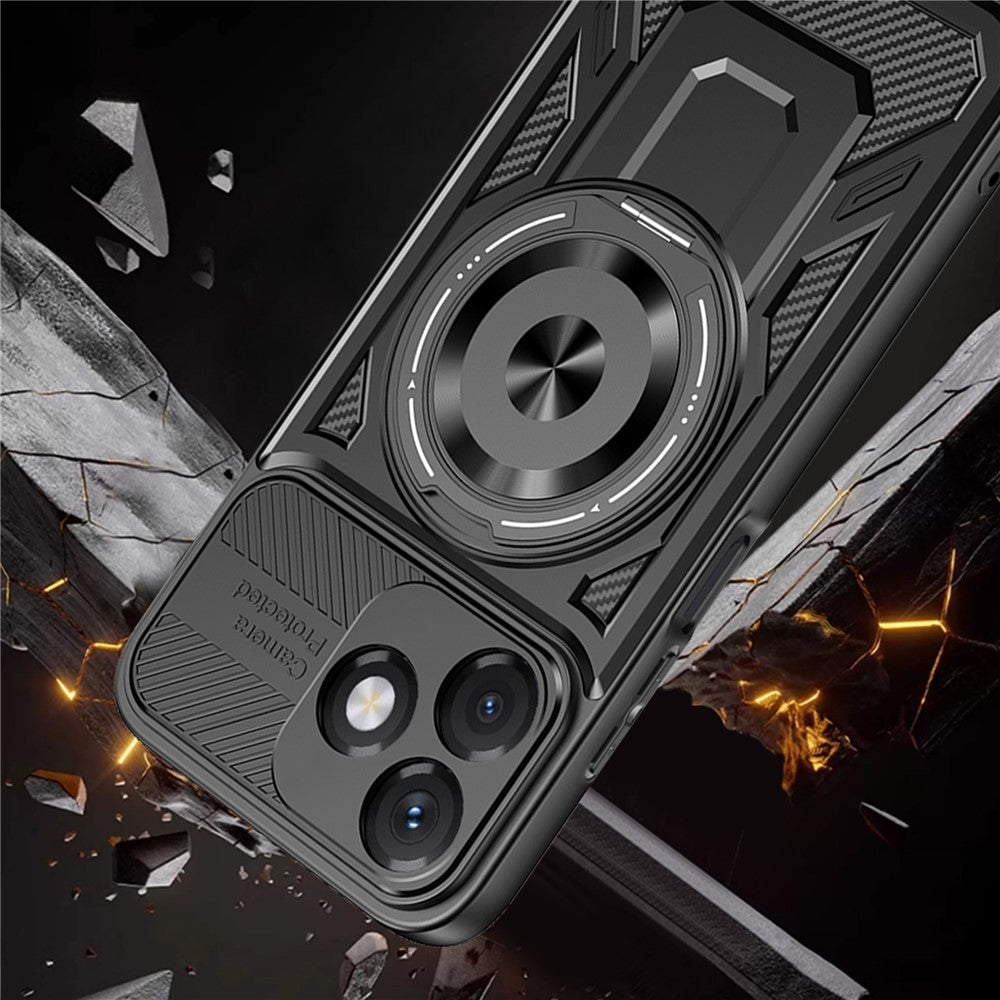 Husa de protectie Techsuit RuggedCam compatibil cu Honor X5c Plus, Albastru