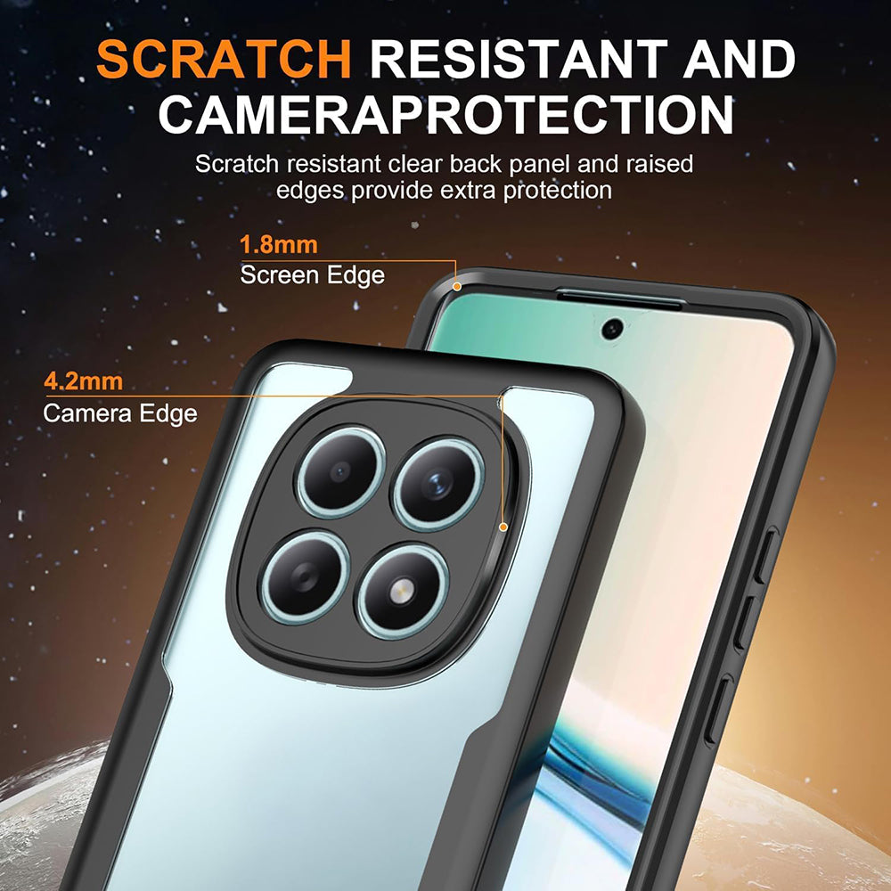 Folie de protectie Techsuit ColorVerse 360 Series + compatibil cu Xiaomi Redmi Note 15 4G, Negru
