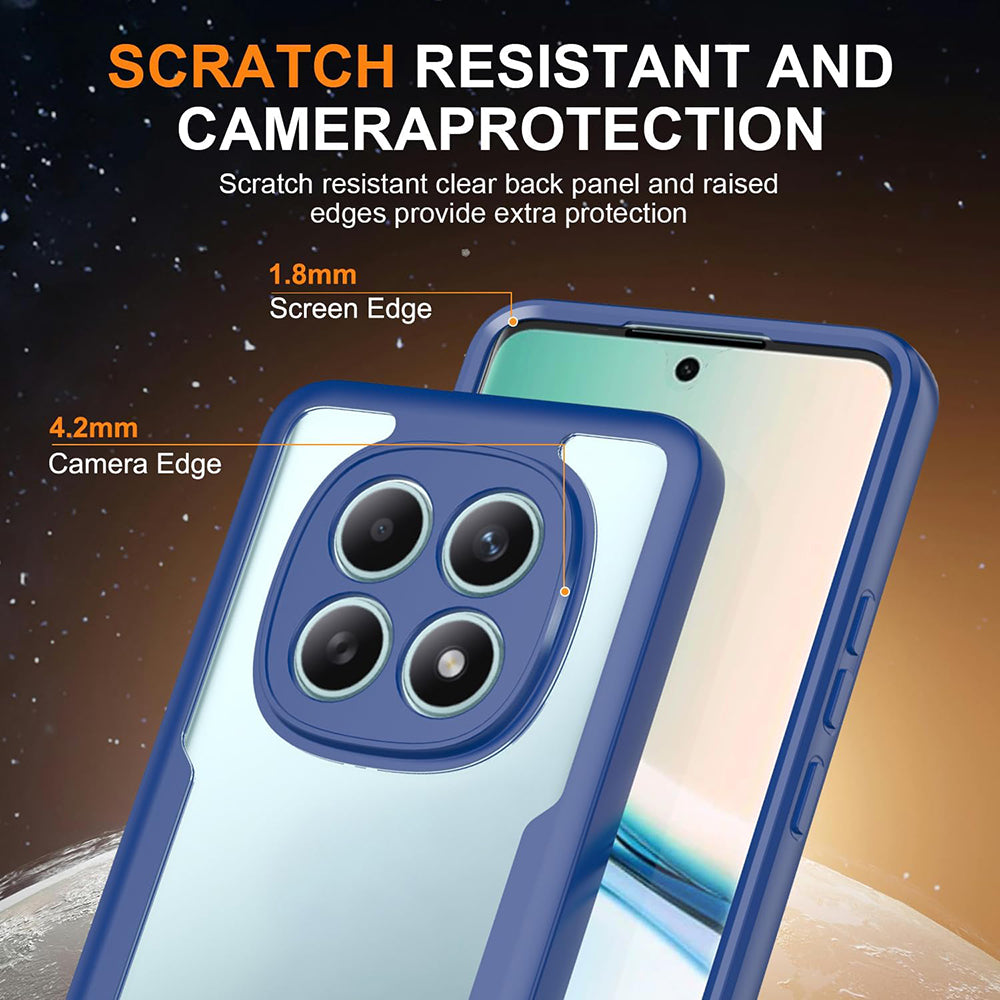 Folie de protectie Techsuit ColorVerse 360 Series + compatibil cu Xiaomi Redmi Note 15 5G / Poco M8 5G, Albastru