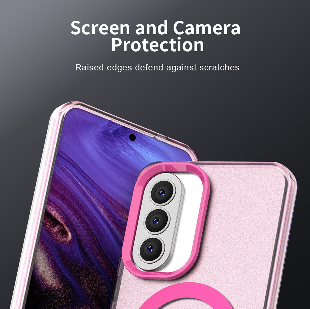Husa de protectie Techsuit CandyCase MagSafe compatibil cu Samsung Galaxy A37 5G, Roz