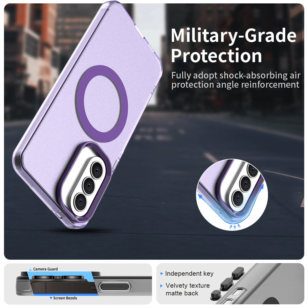 Husa de protectie Techsuit CandyCase MagSafe compatibil cu Samsung Galaxy A57 5G, Mov