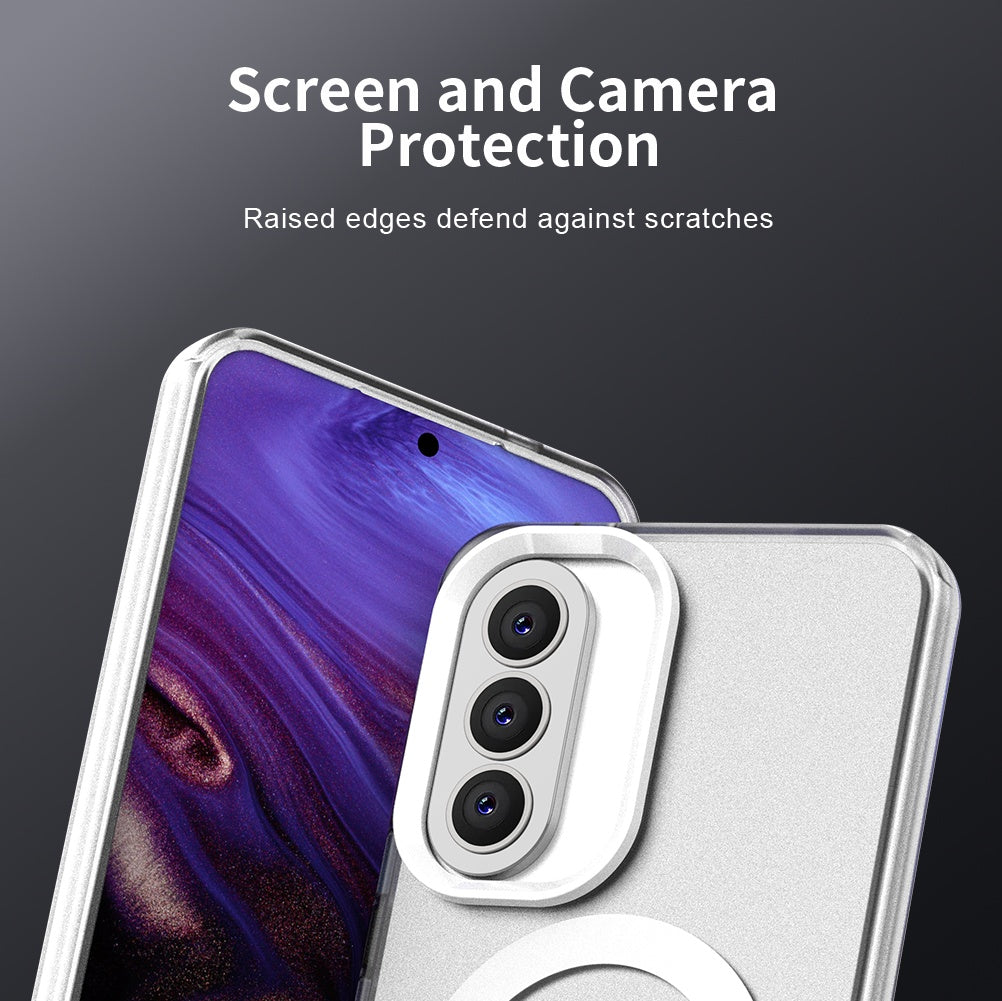 Husa de protectie Techsuit CandyCase MagSafe compatibil cu Samsung Galaxy A57 5G, Alb