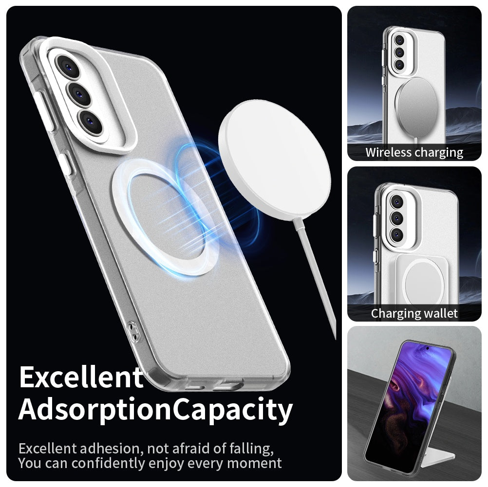 Husa de protectie Techsuit CandyCase MagSafe compatibil cu Samsung Galaxy A57 5G, Alb