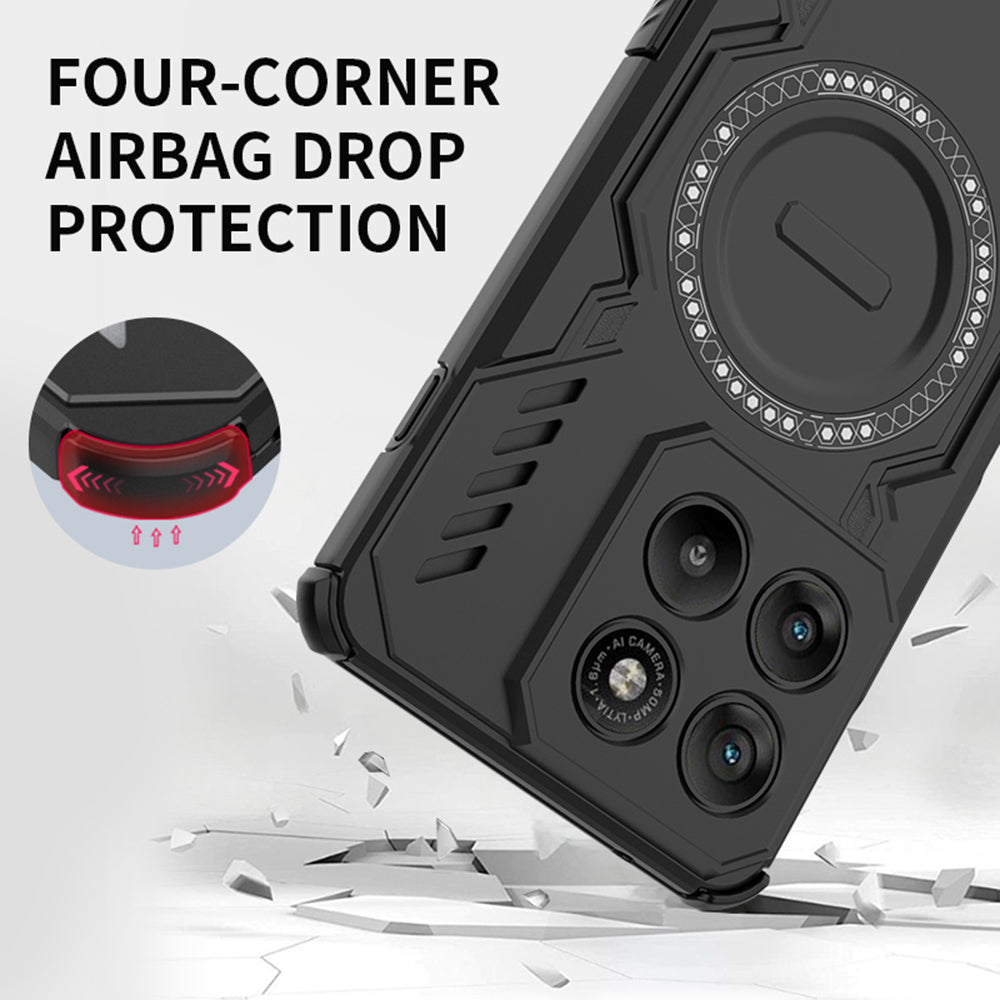 Husa de protectie Techsuit ArmorMag compatibil cu Motorola Edge 70, Albastru