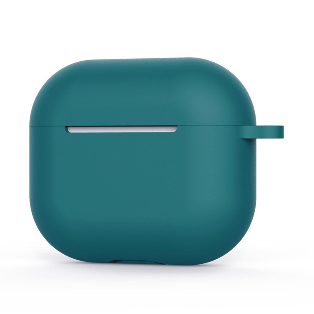Casti Techsuit Silicone Case, for AirPods 4, Smooth Ultrathin Material, Teal