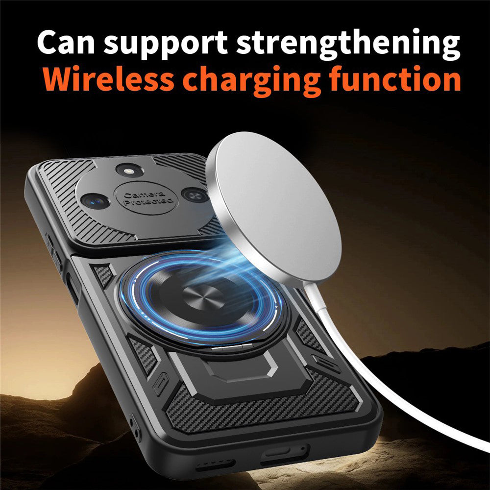 Husa de protectie Techsuit RuggedCam compatibil cu Honor X9c Smart, Gri