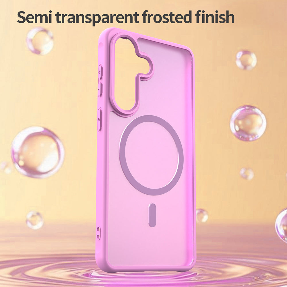 Husa de protectie Techsuit HaloFrost II MagSafe compatibil cu Samsung Galaxy S26 Plus, Roz