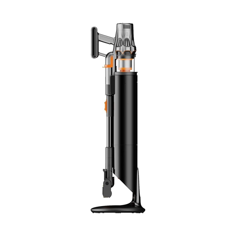 Deerma Cordless Vacuum Cleaner (T50W Station), 27000Pa, 600W, 2500mAh, HEPA, Cyclone Technology, LED Display, Negru