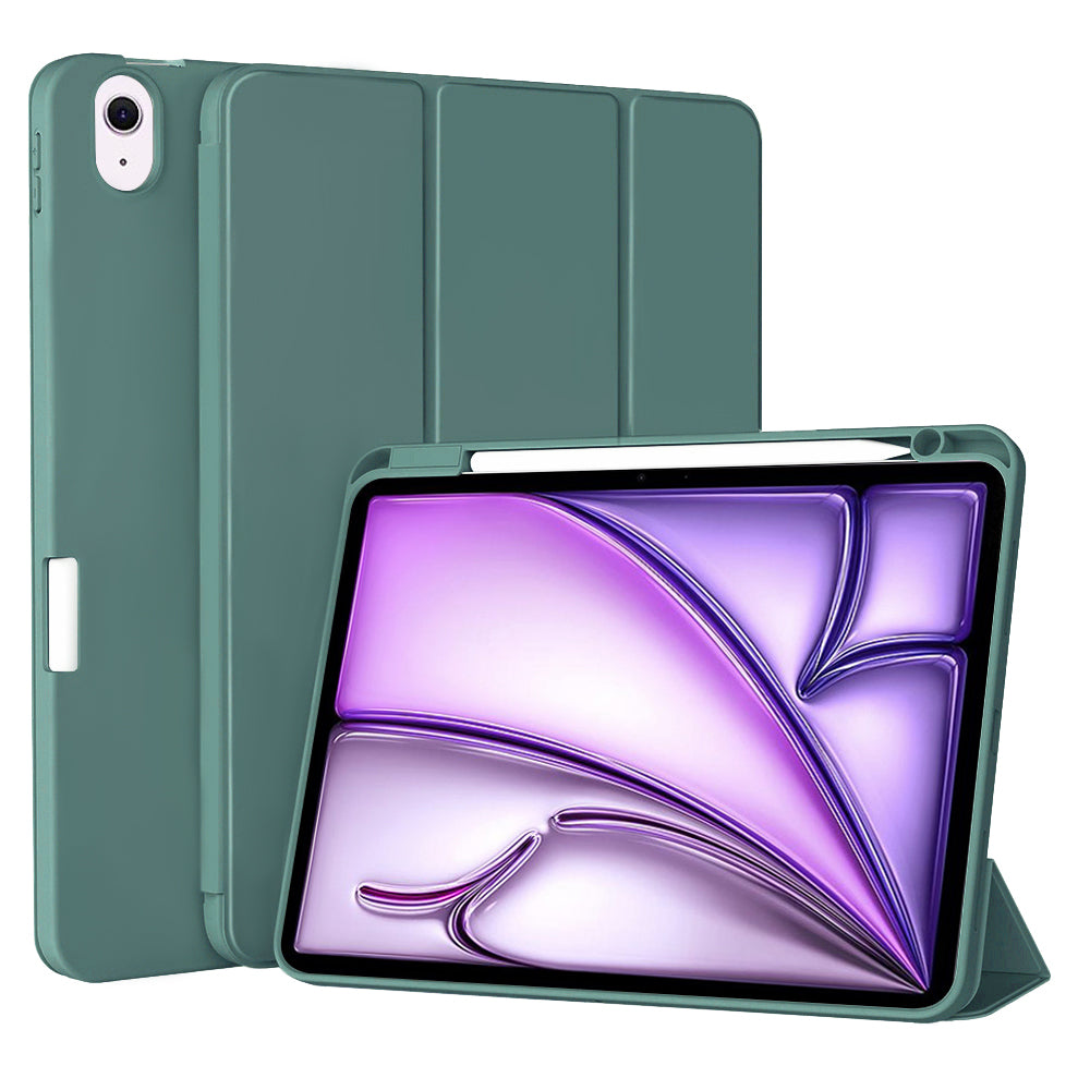 Husa de protectie tableta Techsuit Flex Trifold (with Pencil Holder) compatibil cu iPad Air 11 (2024) / Air 11 (2025) / Air 11 (2026), Verde