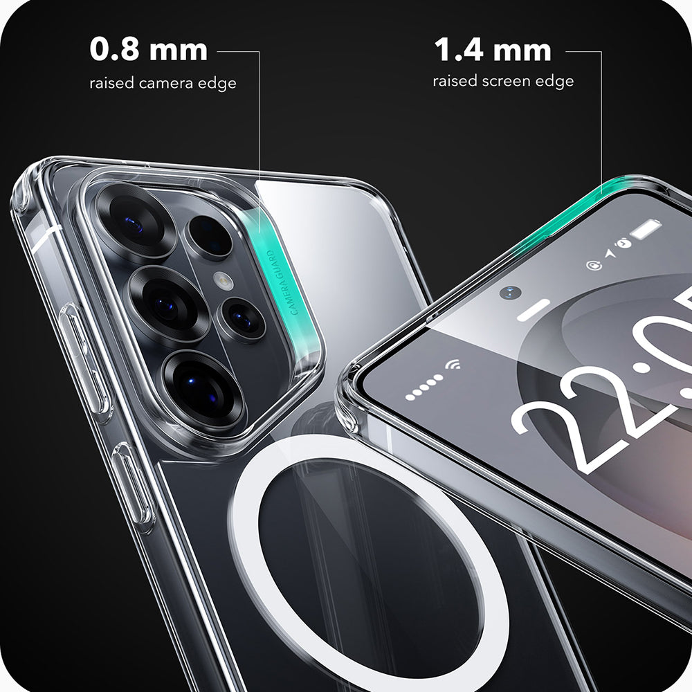 Husa de protectie ESR Classic Hybrid HaloLock compatibil cu Samsung Galaxy S26 Ultra, Transparent
