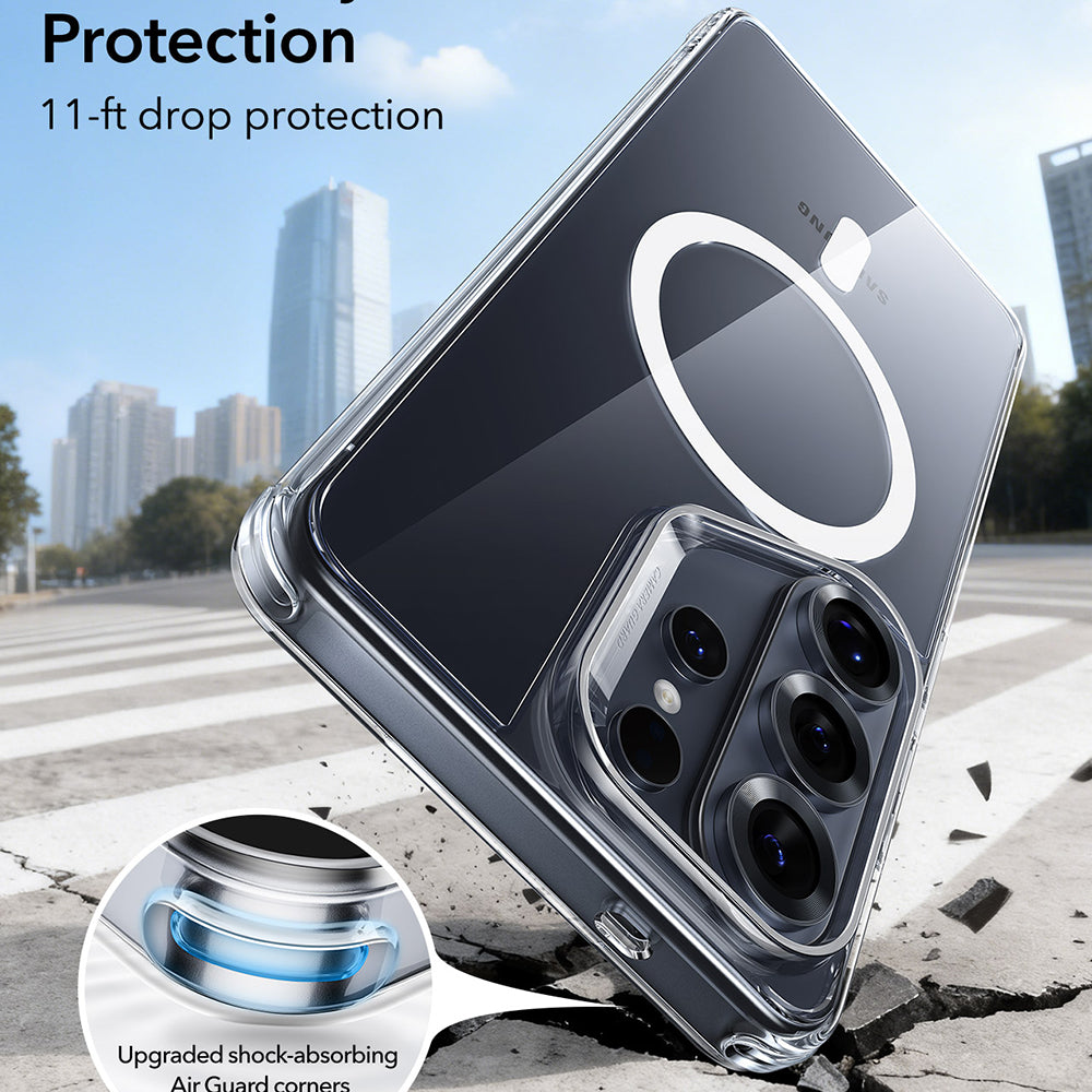 Husa de protectie ESR Classic Hybrid HaloLock compatibil cu Samsung Galaxy S26 Ultra, Transparent