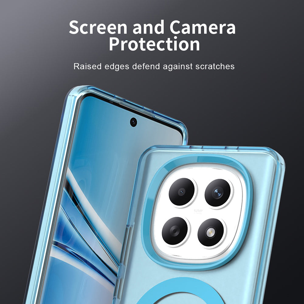 Husa de protectie Techsuit CandyCase MagSafe compatibil cu Xiaomi Redmi Note 15 5G / Note 15 4G / Poco M8 5G, Albastru