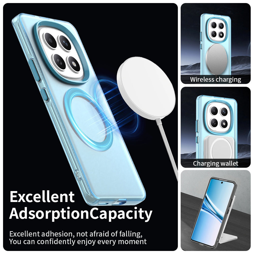 Husa de protectie Techsuit CandyCase MagSafe compatibil cu Xiaomi Redmi Note 15 5G / Note 15 4G / Poco M8 5G, Albastru