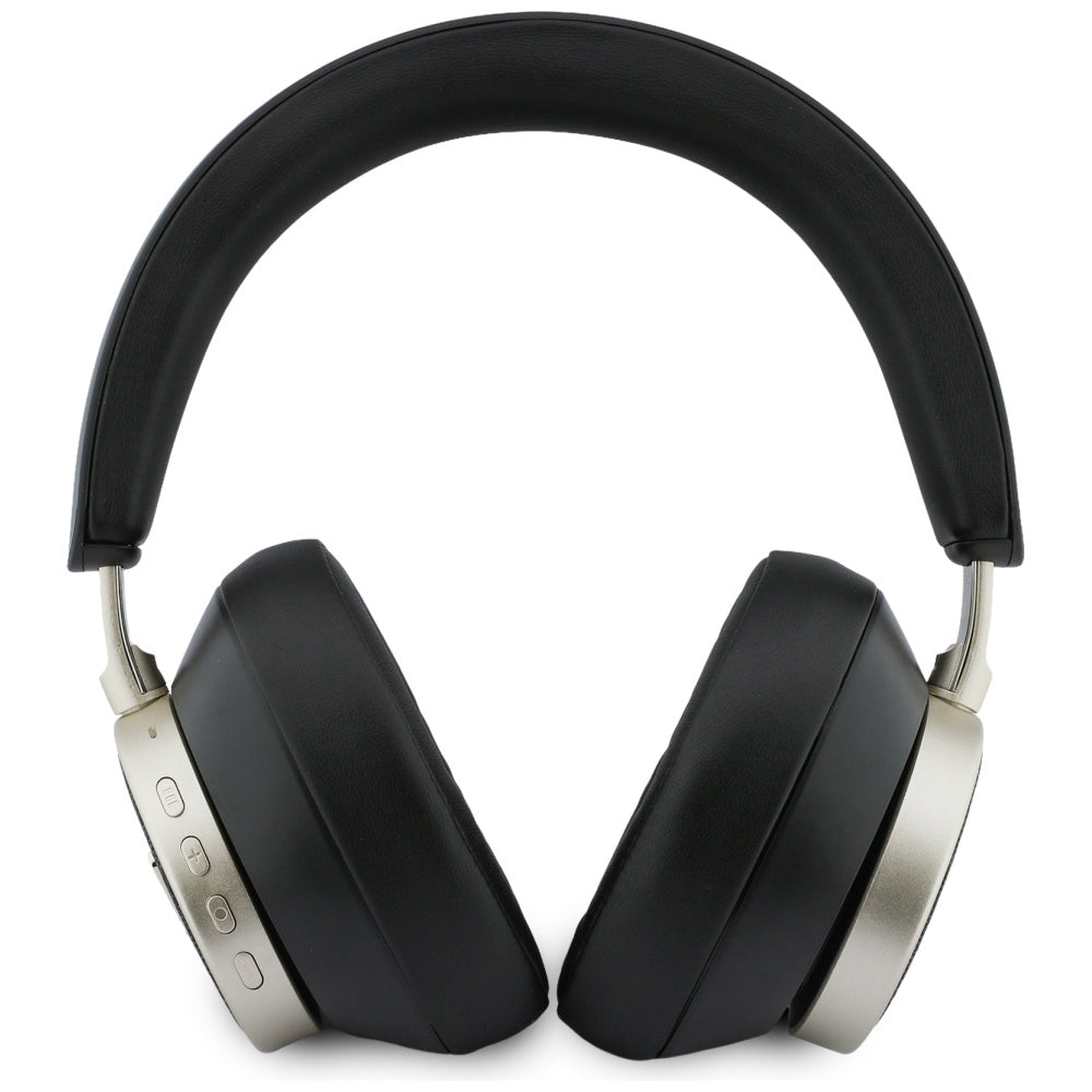 Casti Guess Wireless 4G Triangle Logo (GUBHC15P4MRCTK), Bluetooth, ENC Technology, Over-ear, Eco Leather, Negru