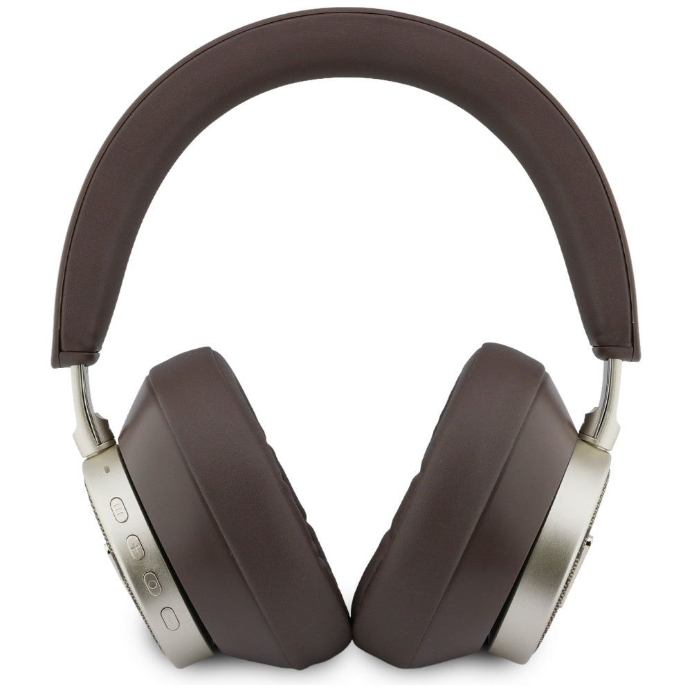 Casti Guess Wireless 4G Triangle Logo (GUBHC15P4MRCTW), Bluetooth, ENC Technology, Over-ear, Eco Leather, Maro