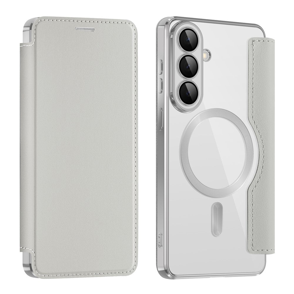 Husa de protectie Techsuit SmartMag Book compatibil cu Samsung Galaxy S26, Gri