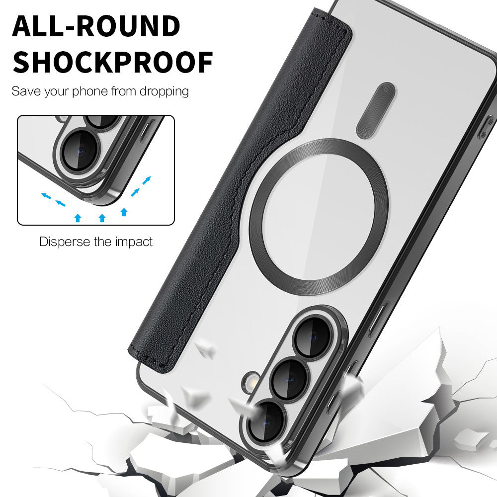 Husa de protectie Techsuit SmartMag Book compatibil cu Samsung Galaxy S26, Negru