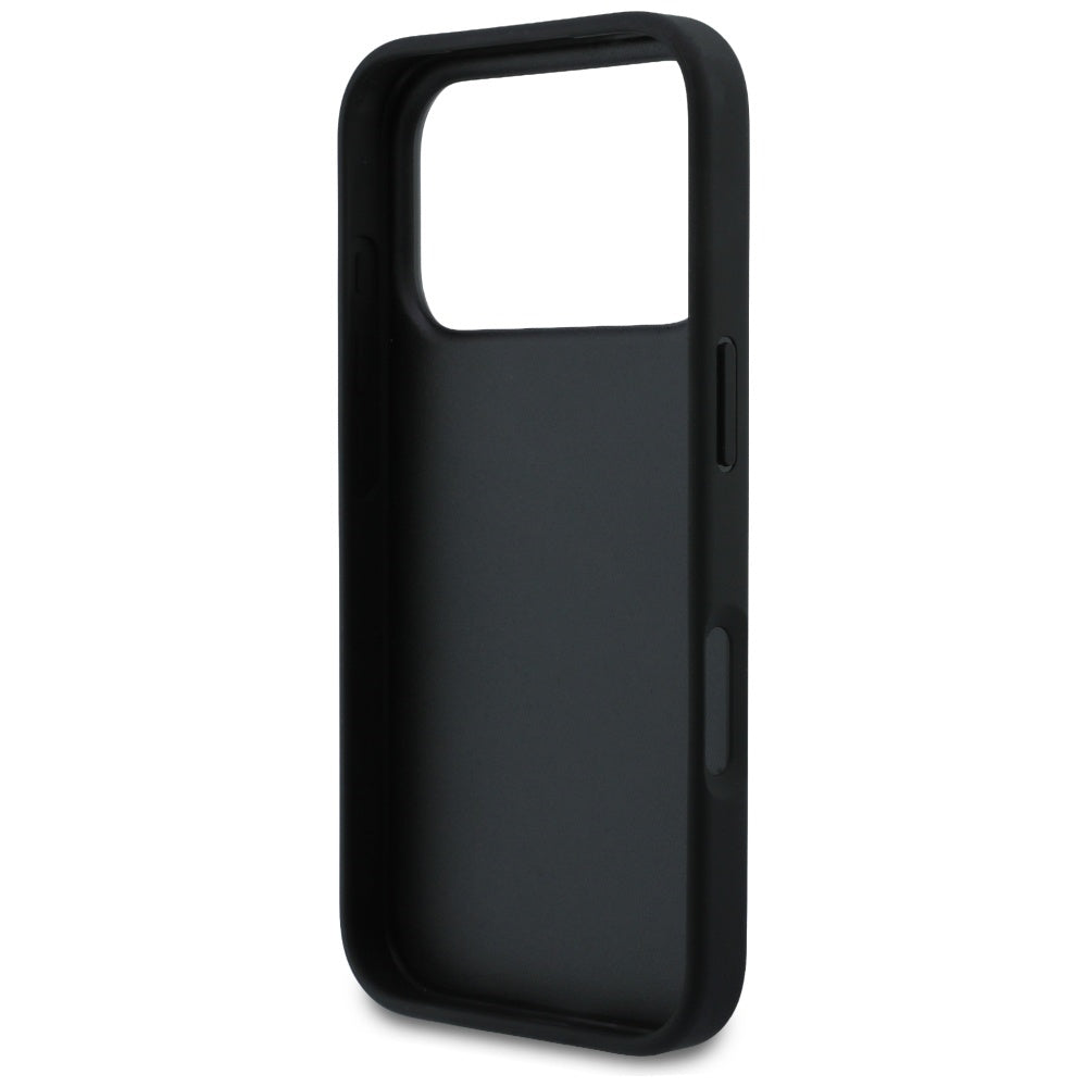 Husa de protectie Karl Lagerfeld Hardcase Rhinestone with K&C Pin (KLHCP17L6PRKCLK) compatibil cu iPhone 17 Pro, Negru