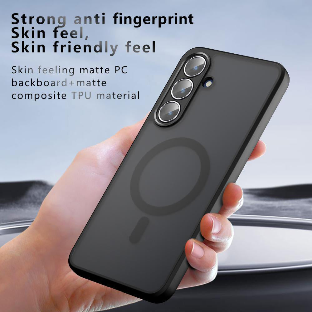 Husa de protectie Techsuit PureFrost MagSafe compatibil cu Samsung Galaxy S26 Plus, Negru Mat