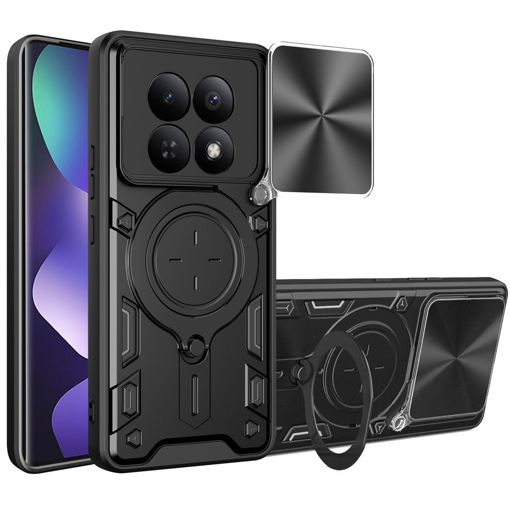 Husă Techsuit CamGuard Pro neagră pentru Xiaomi Redmi Note 15 5G