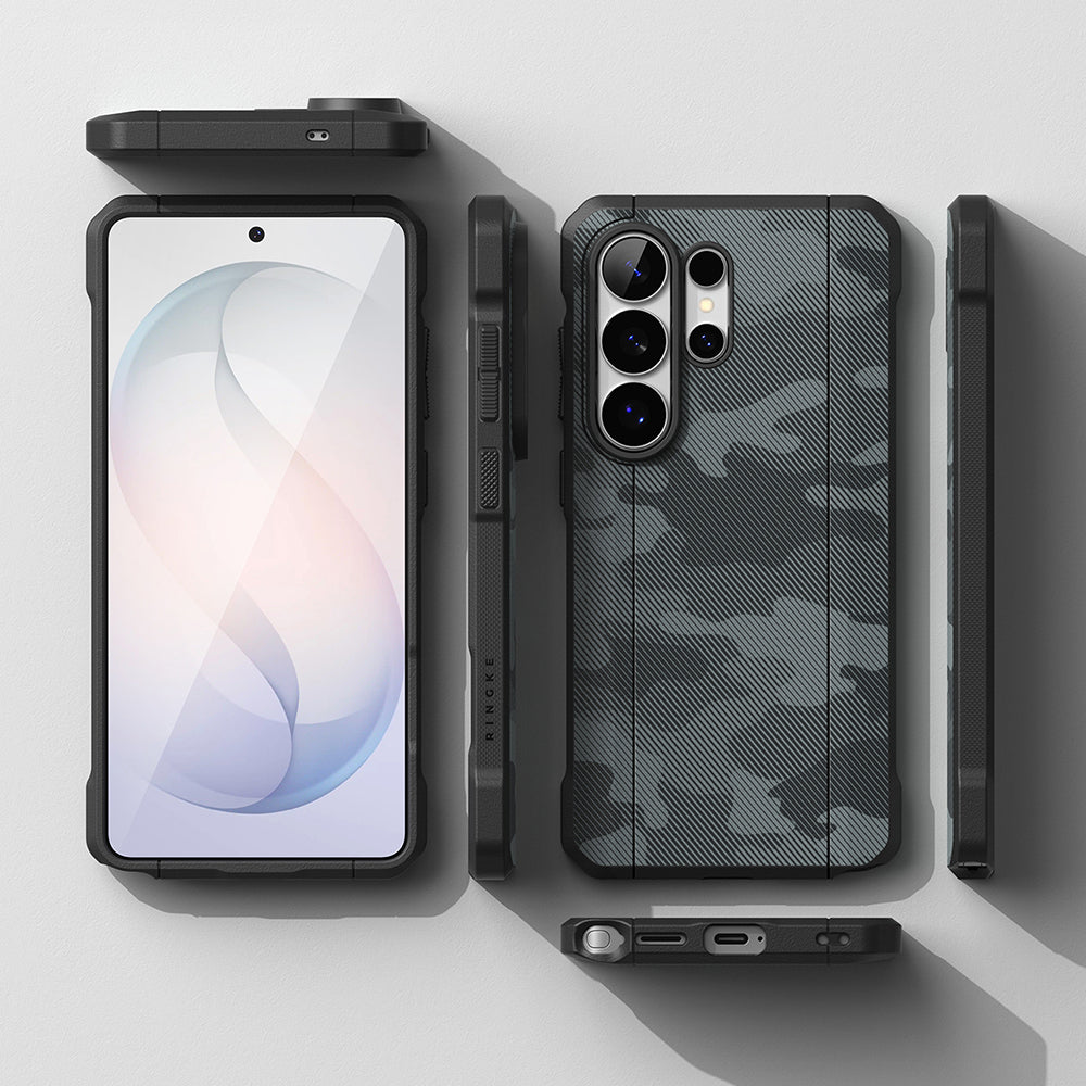 Husa de protectie Ringke Onyx Alpha MagSafe compatibil cu Samsung Galaxy S26 Ultra, Camo Black