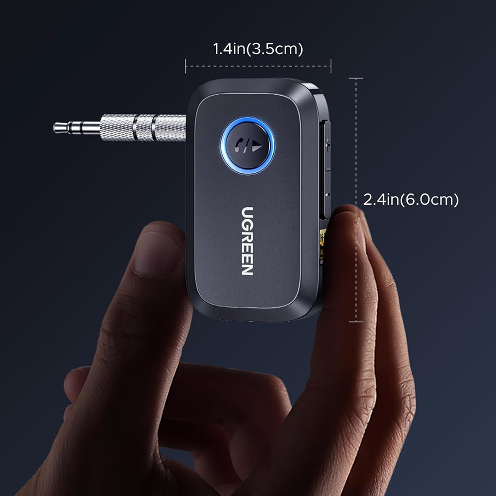 Adaptor Ugreen Bluetooth Audio Receiver BT509 (55546), Jack 3.5mm, Negru