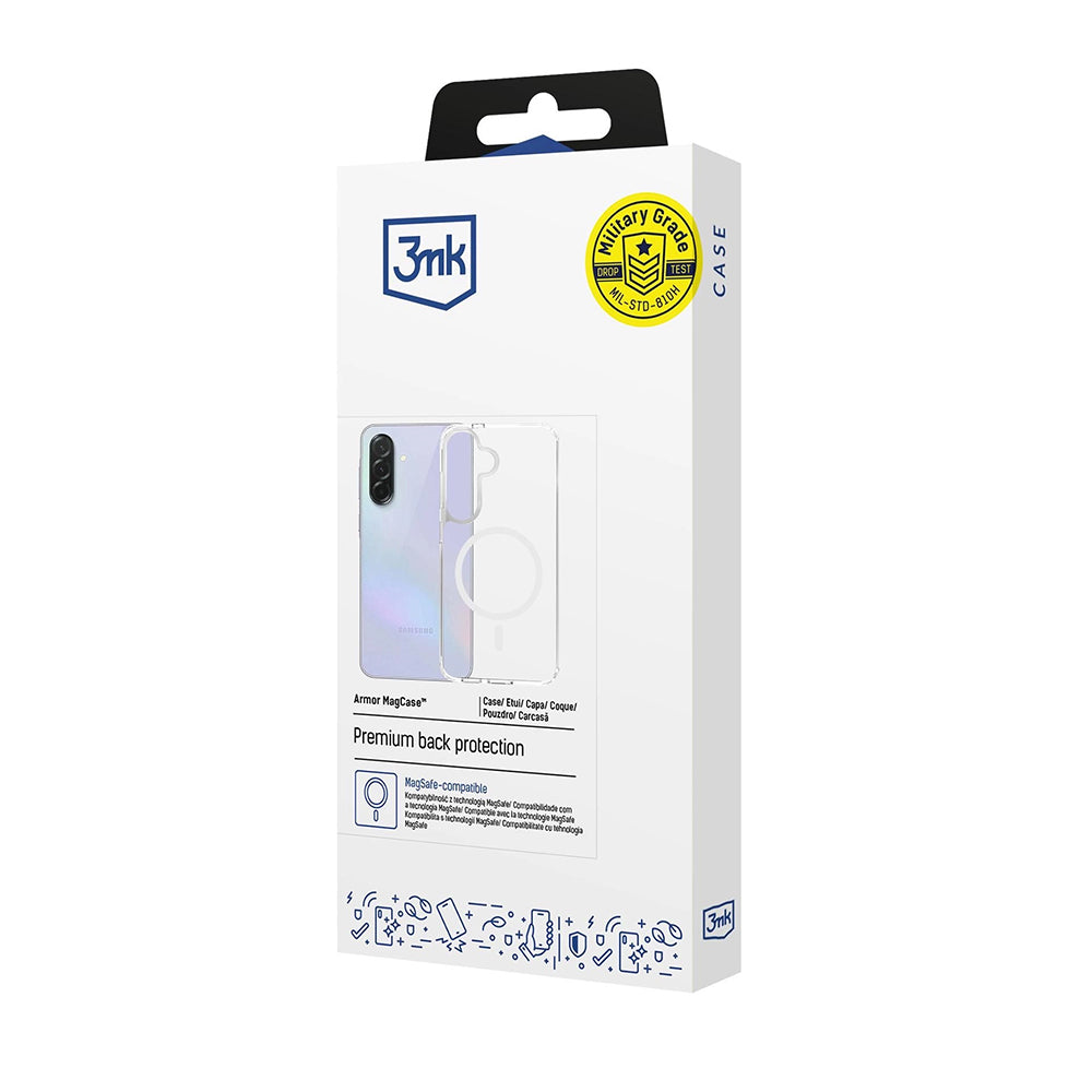 Husa de protectie 3mk Armor MagCase compatibil cu Samsung Galaxy S26, Transparent
