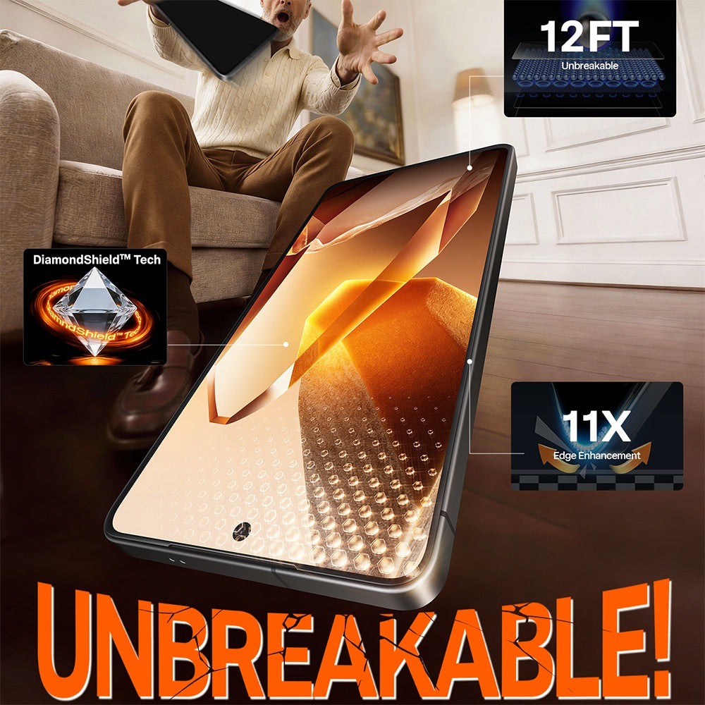 Folie de protectie Torras GlassGo Install Master compatibil cu Samsung Galaxy S26, Transparent