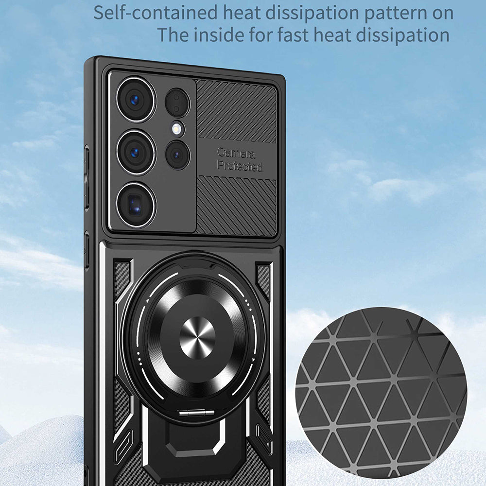 Husa de protectie Techsuit RuggedCam compatibil cu Samsung Galaxy S26 Ultra, Mov