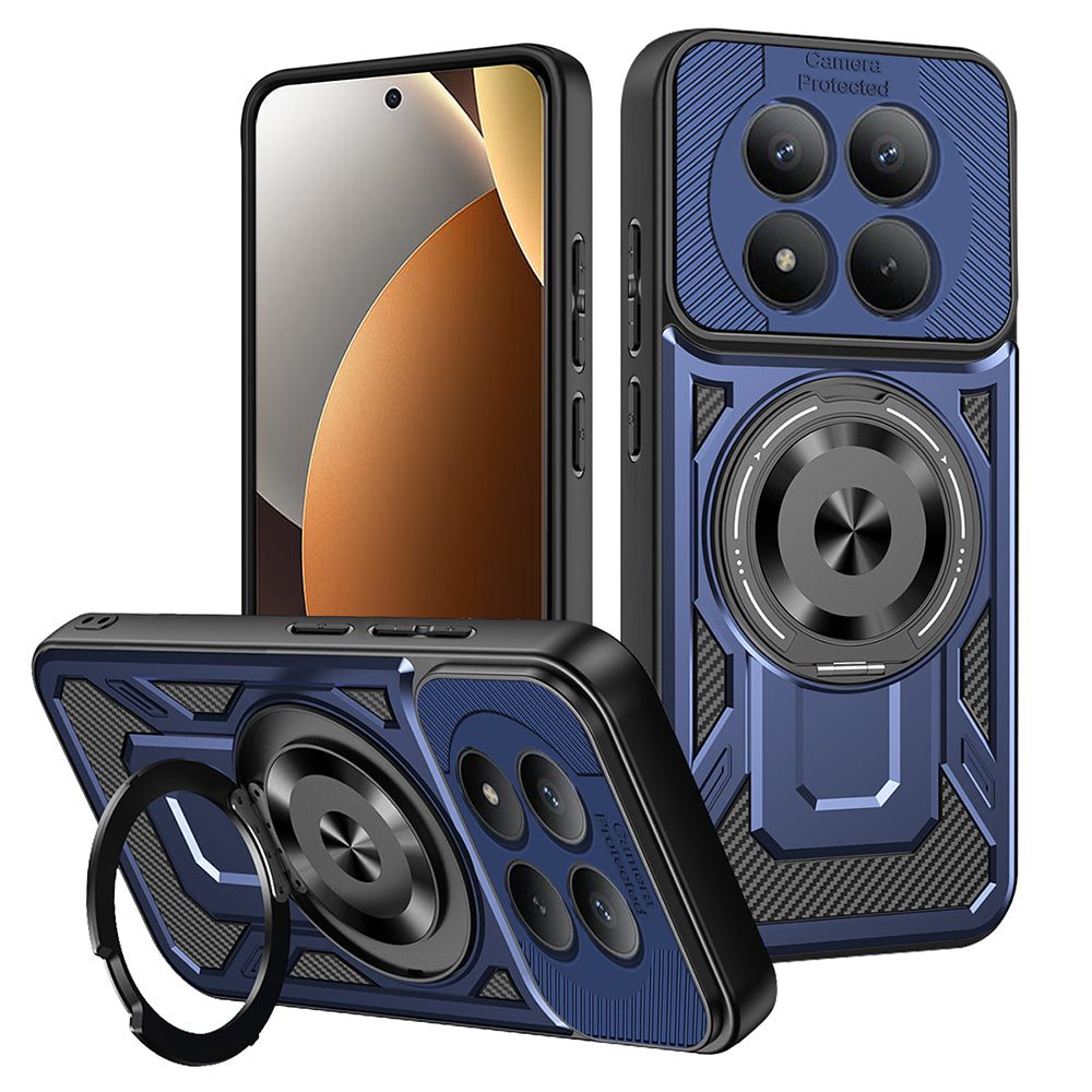 Husa de protectie Techsuit RuggedCam compatibil cu Xiaomi Redmi Note 15 Pro 5G, Albastru