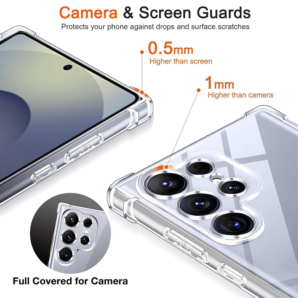 Husa de protectie Techsuit Shockproof Clear Silicone MagSafe compatibil cu Samsung Galaxy S26, Transparent