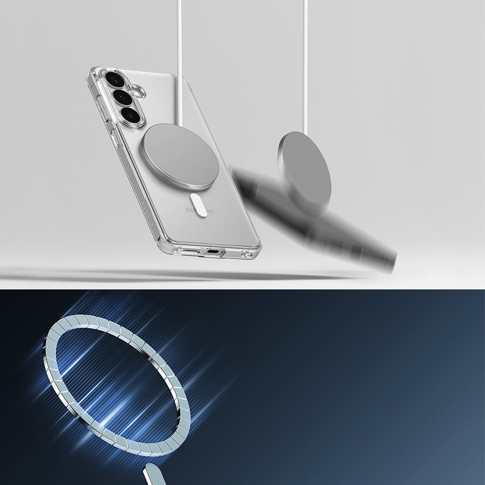 Husa de protectie Ringke Fusion MagSafe compatibil cu Samsung Galaxy S26 Plus, Transparent Mat