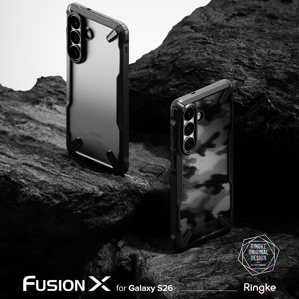 Husa de protectie Ringke Fusion X compatibil cu Samsung Galaxy S26 Plus, Negru