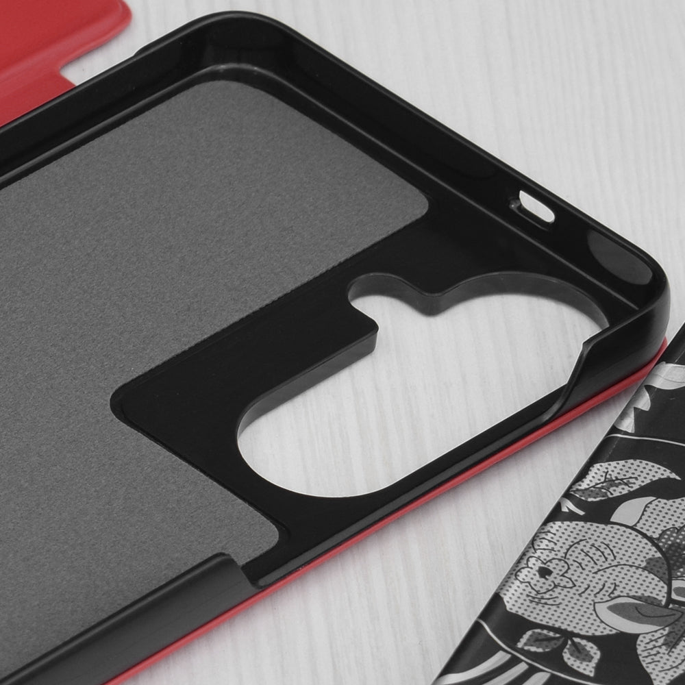Husa de protectie Techsuit eFold Series compatibil cu Samsung Galaxy S26 Plus, Rosu