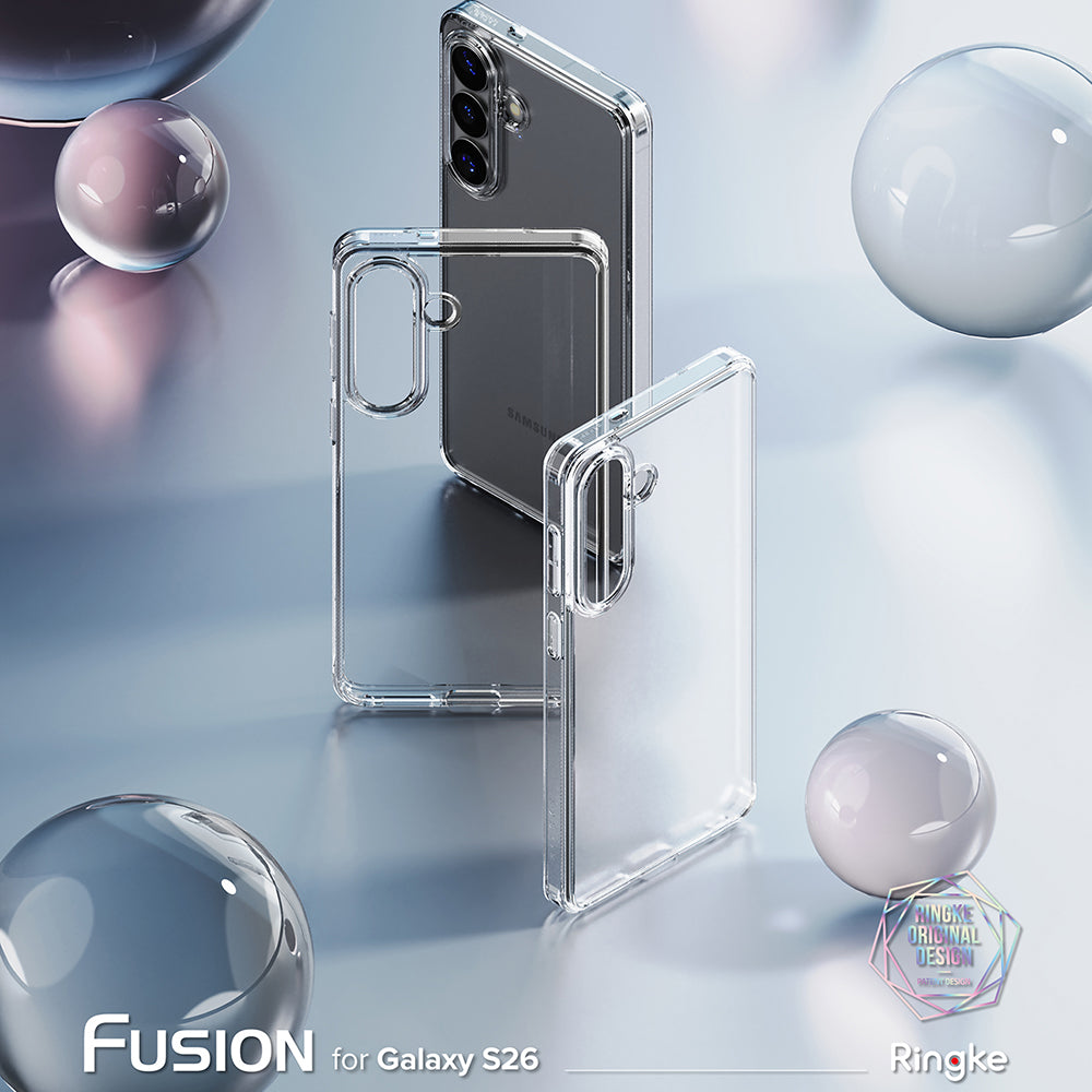 Husa de protectie Ringke Fusion compatibil cu Samsung Galaxy S26, Transparent Mat