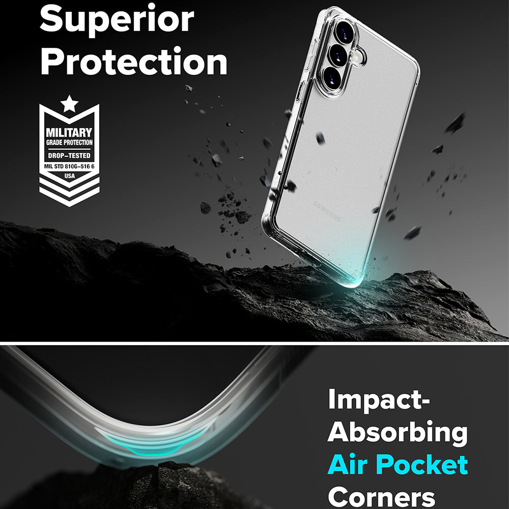 Husa de protectie Ringke Fusion compatibil cu Samsung Galaxy S26, Transparent Mat
