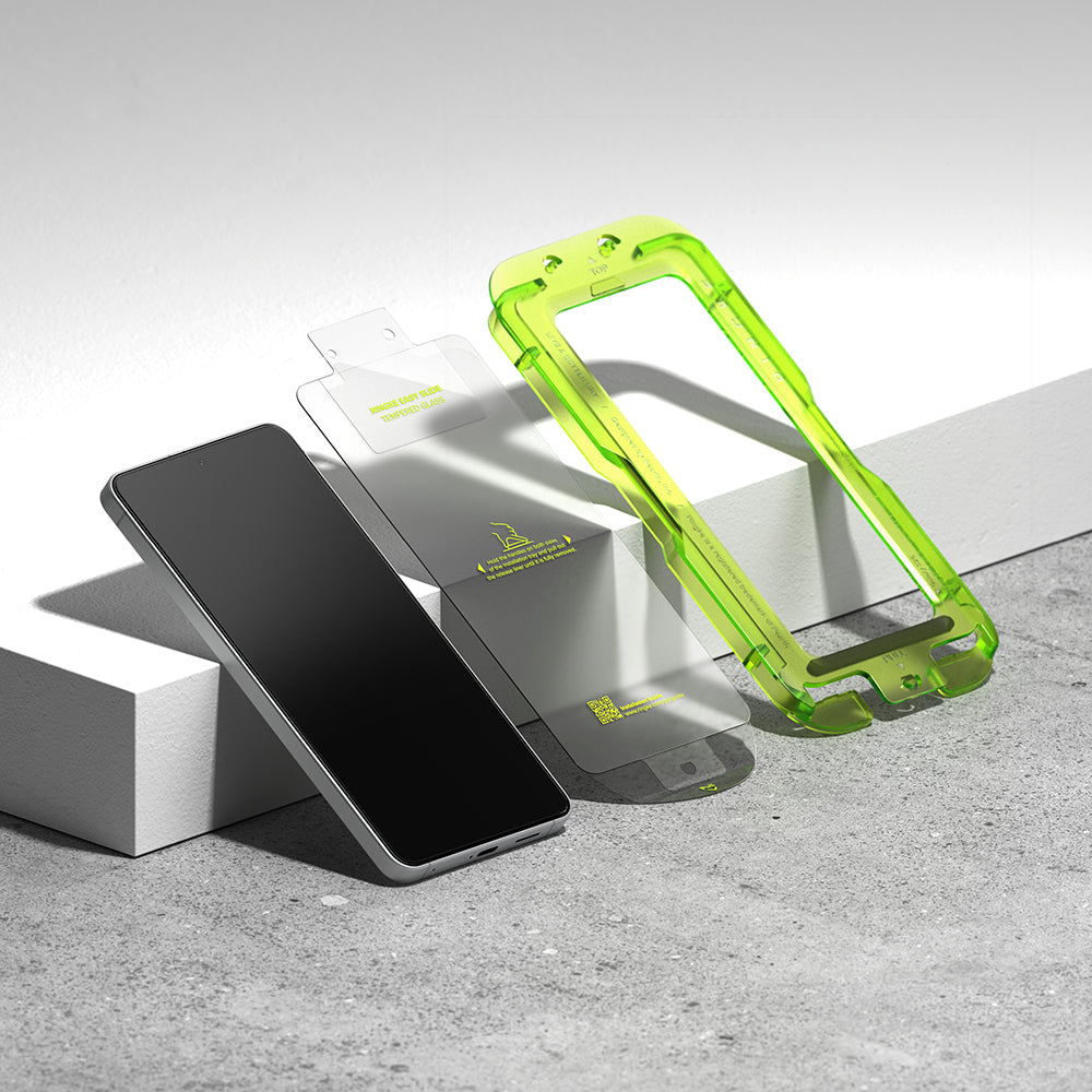 Folie de protectie Ringke Easy Slide Tempered Glass (set de 2) compatibil cu Samsung Galaxy S26, Transparent