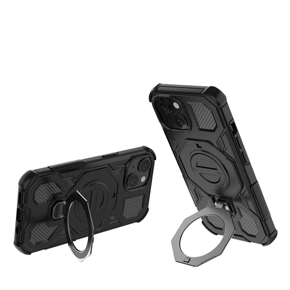 Husa de protectie Techsuit Carbon Shield PRO compatibil cu Samsung Galaxy S26, Roz Transparent