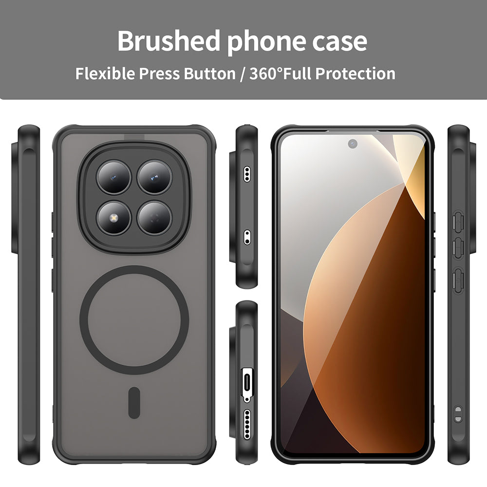Husa de protectie Techsuit HaloFrost II MagSafe compatibil cu Xiaomi Redmi Note 15 Pro 4G, Negru