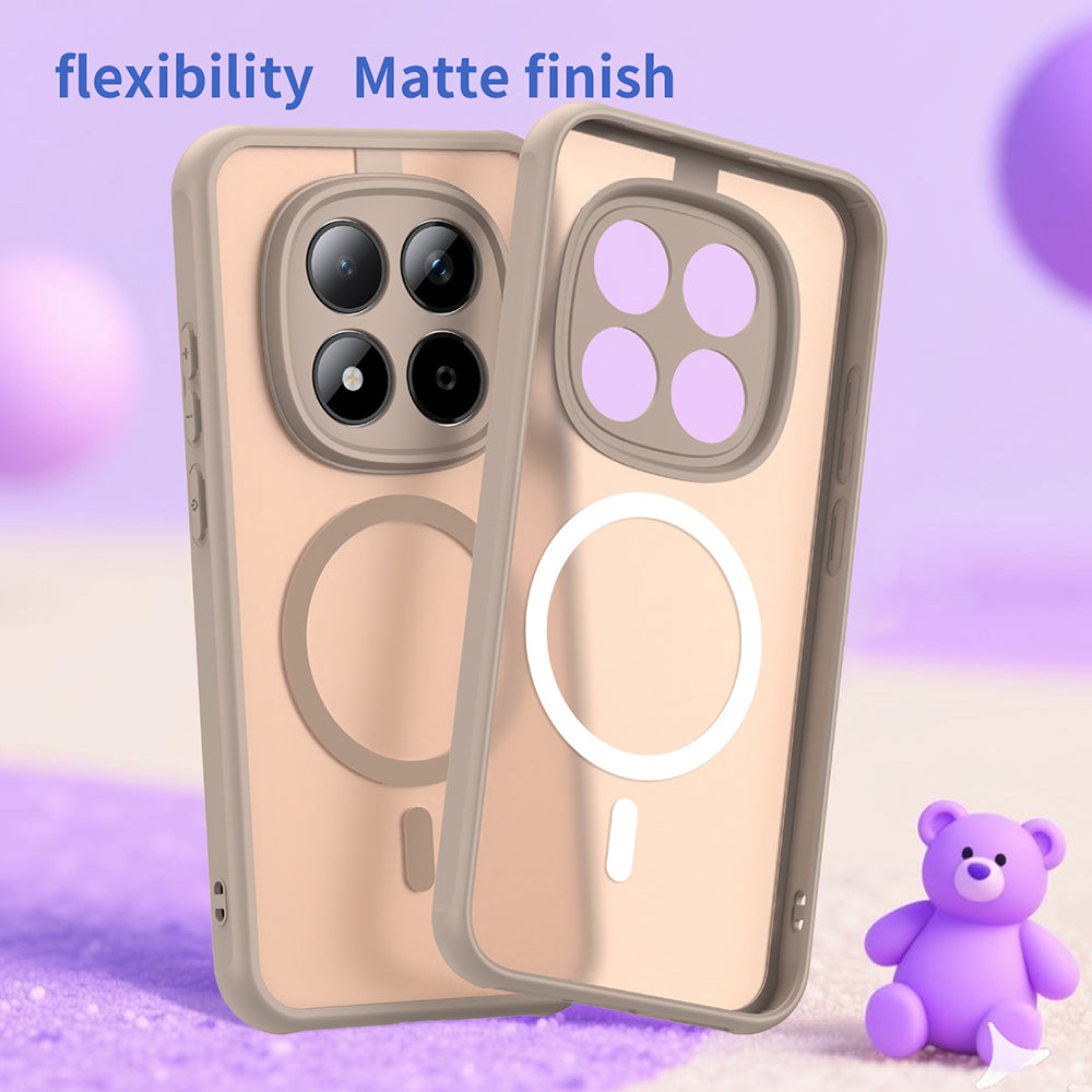 Husă Techsuit HaloFrost II MagSafe pentru Xiaomi Redmi Note 15 Pro 5G, aurie