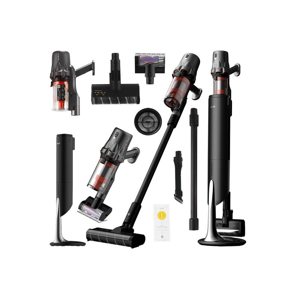 Deerma Vacuum Cleaner T30W XT Station (VCCS14A), 2in1 Design, LED Display, 25000Pa, 450W, 2500mAh, Negru